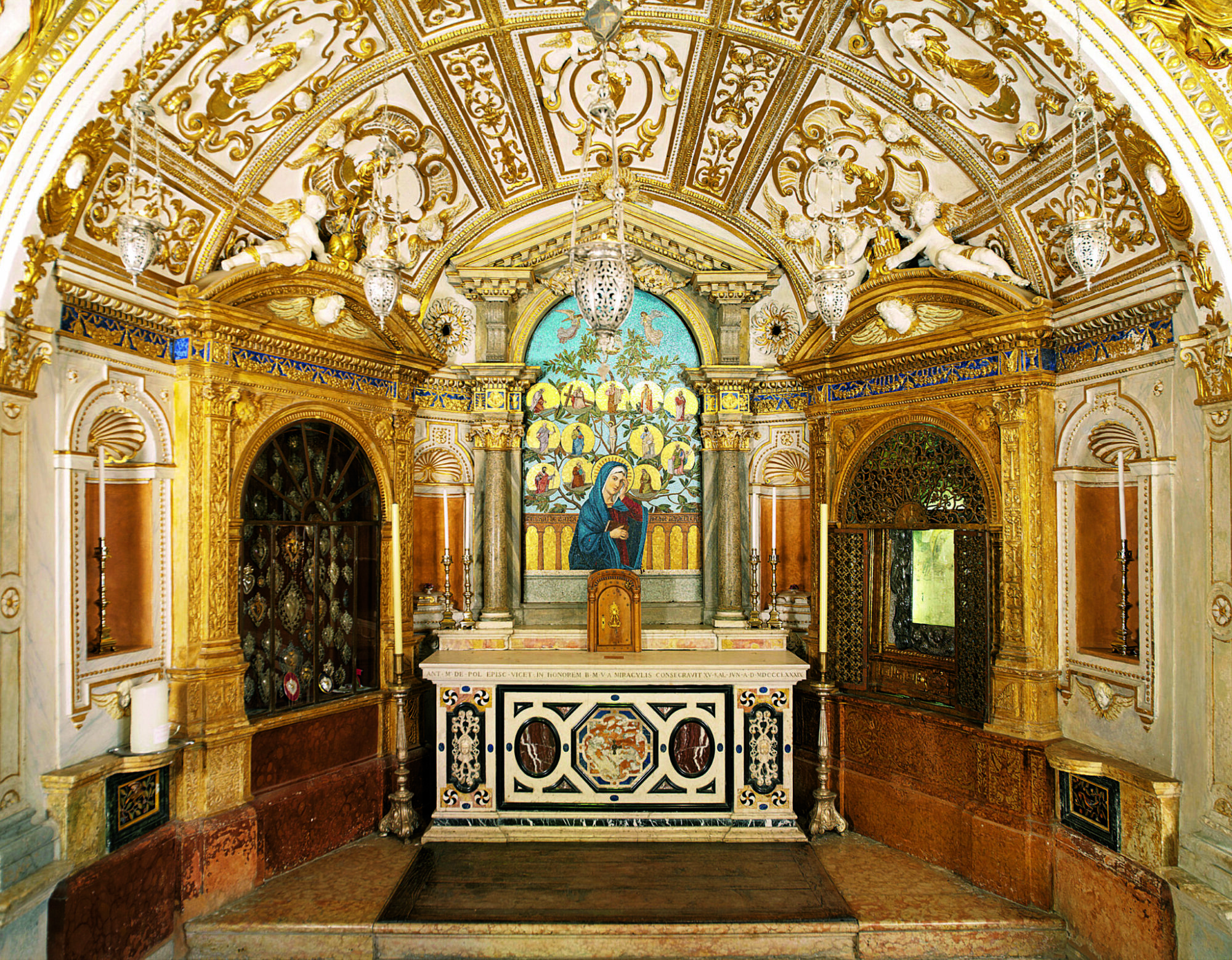 Cappella del Miracolo all'interno del Santuario della Madonna dei Miracoli (Lonigo) lungo il Cammino delle Apparizioni