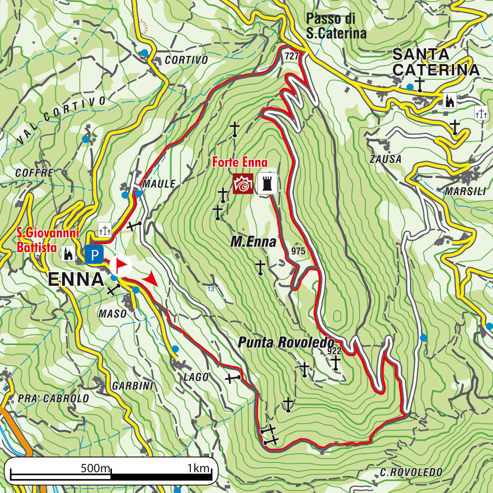 Mappa percorso