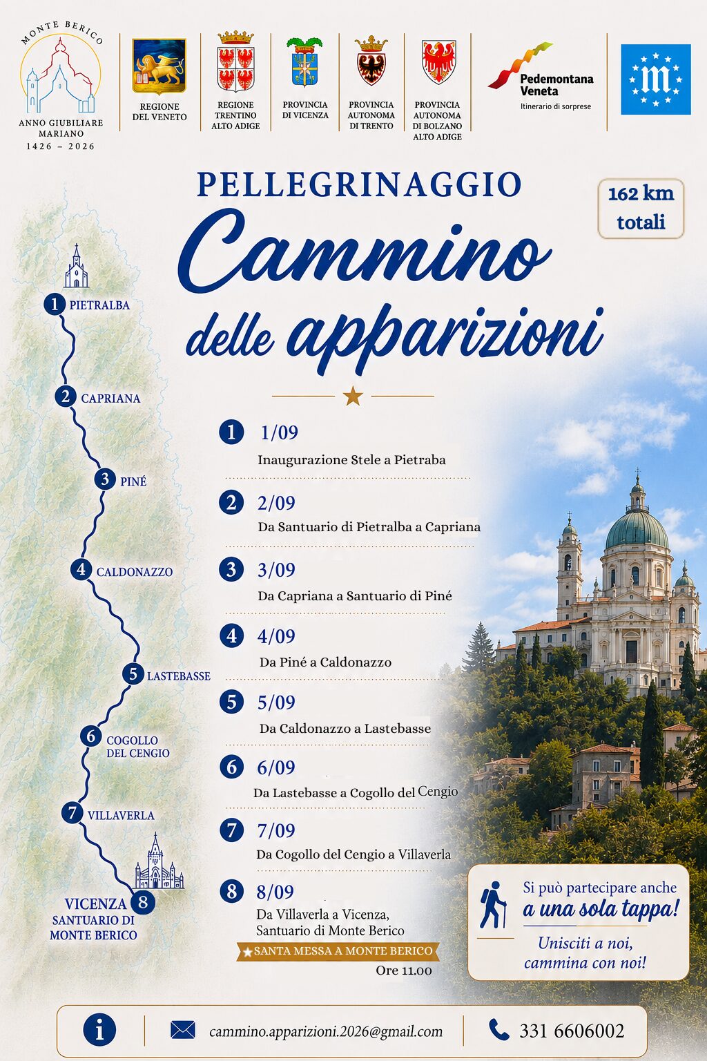 cammino delle apparizioni